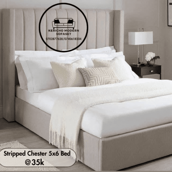 Stripped Chester Bed 5 by 6