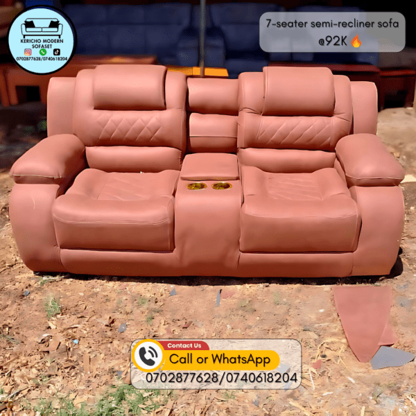 7-Seater Semi-recliner sofa