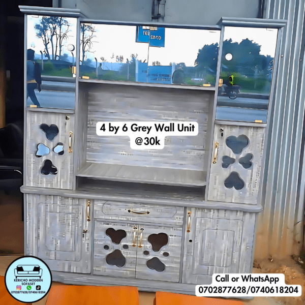 4 by 6 Grey Wall Unit