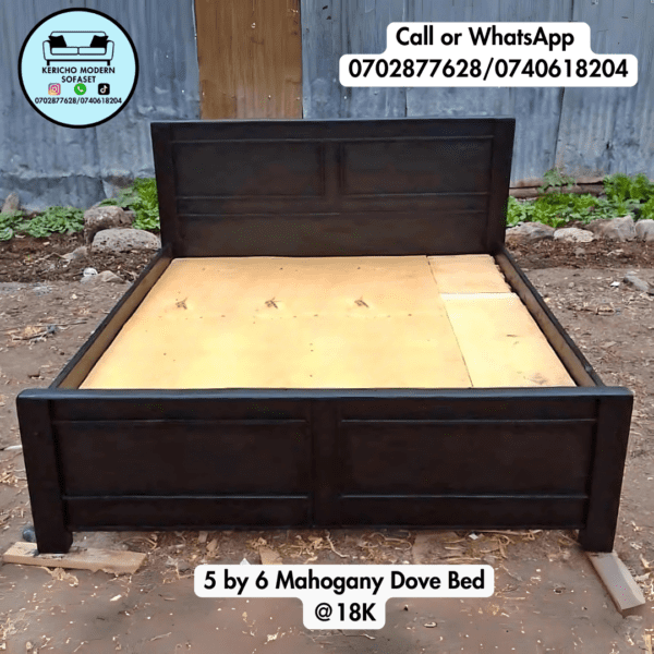 5 by 6 Mahogany Dove Bed