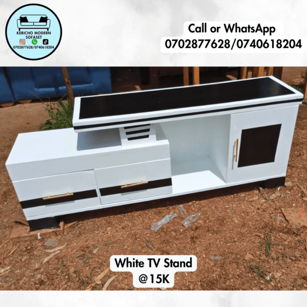 White TV Stand