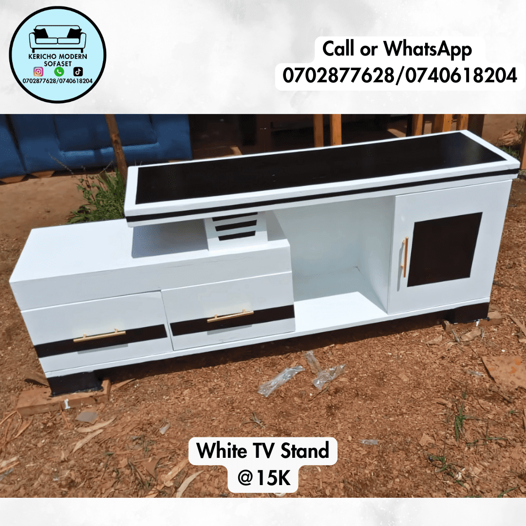 White TV Stand